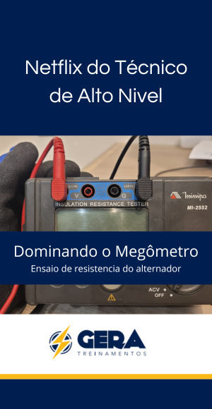 Capa do curso Megômetro — Teste de Isolamento
