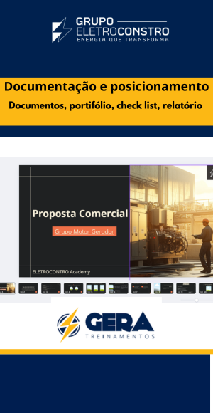 Capa do curso Documentação e Posicionamento Profissional